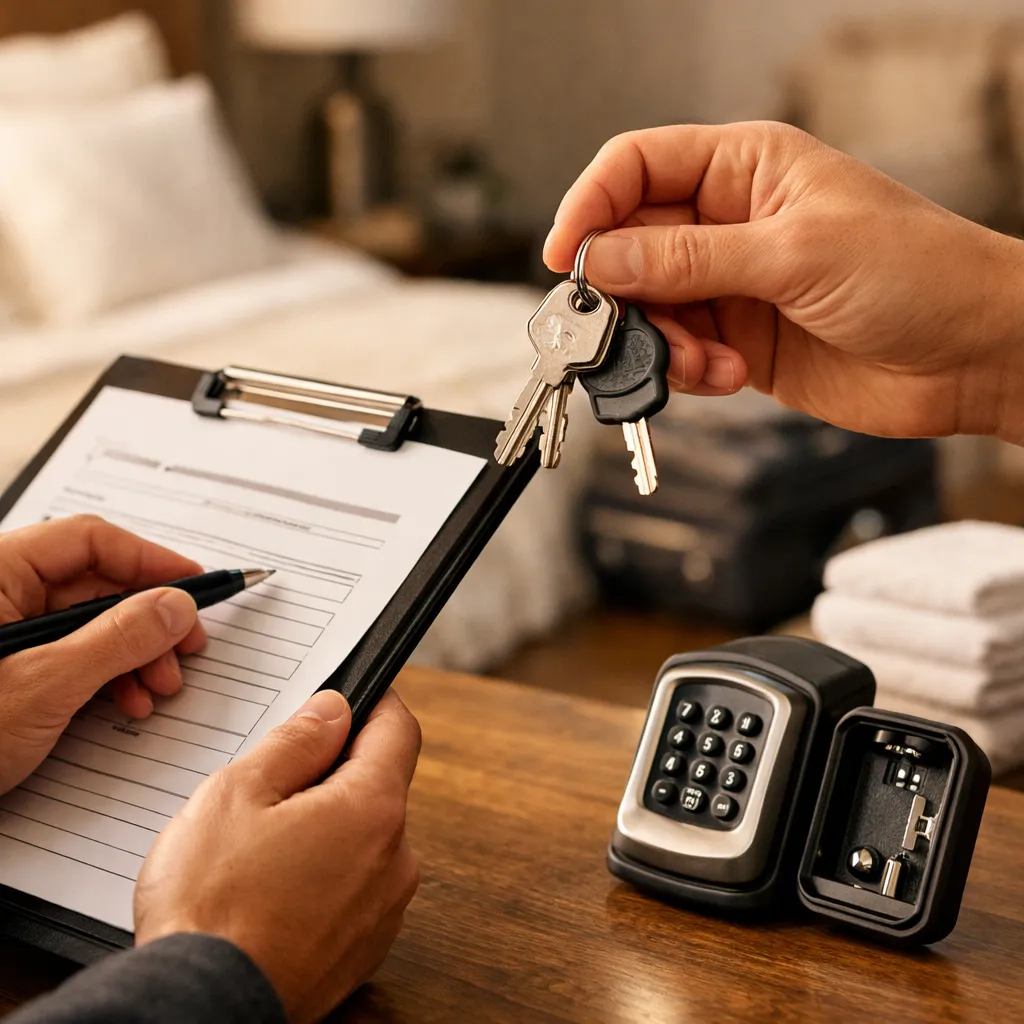 Accueil personnalisé et entrée/sortie automatisée Airbnb en Normandie - L.A Conciergerie Prestige